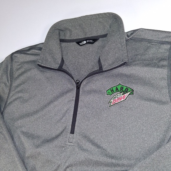 The North Face Quarter Zip Lightweight Mens Pullover  Size Large Hard Mt Dew‎ - Picture 1 of 8